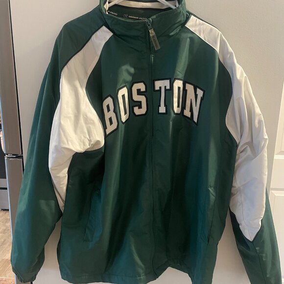 Vintage Celtics Green & White Windbreaker Jacket – XL - Picture 2 of 4